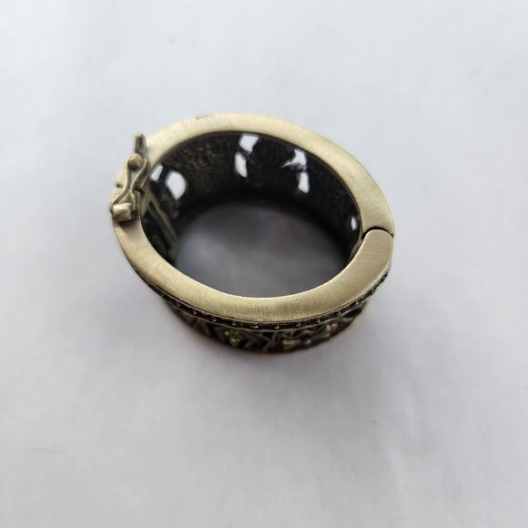 HEIDI DAUS "Byzantine Beauty" Enhancer Pendant New Swarovski Crystal Scarf Ring - Picture 3 of 8